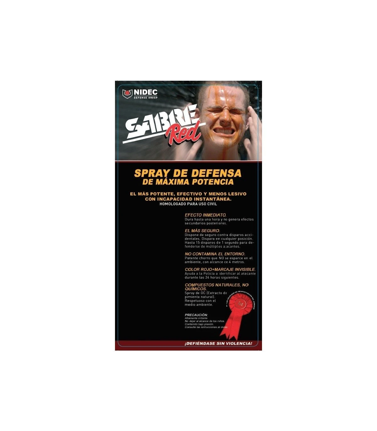 SABRE RED SPRAY DE AUTODEFENSA LEGAL (22 Ml) 4 SABRE RED SPRAY DE AUTODEFENSA LEGAL (22 Ml) – Image 2